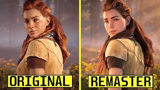 Horizon Zero Dawn Remastered vs Original PS5 Early Graphics Comparison  State of Play