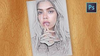 Photoshop Tutorial How to Create Pencil Sketch Effect In Photoshop CC