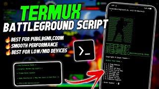 Max 90 - 120 FPS  Termux Battleground Gaming Performance  Stable Fps & Performance  No Root