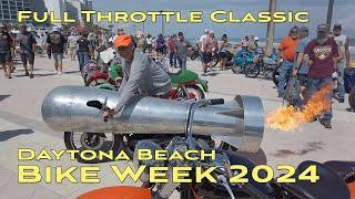 4K 35th Annual Boardwalk Full Throttle Classic Bike Show  Daytona Beach Bike Week 2024  March 8