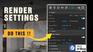 Best Render Settings Explained  Beginner  V-Ray for SketchUp