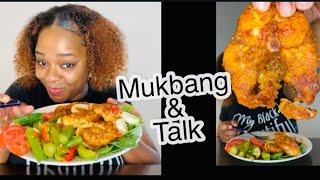 Live Homemade Catfish Veggies & Orka Mukbang