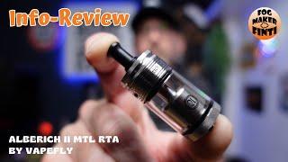 Alberich II MTL RTA by Vapefly  Info Review