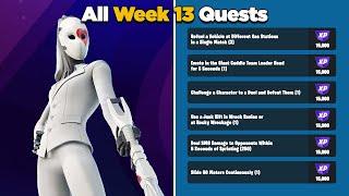 Fortnite All Week 13 Season Quests Guide - Chapter 3 Season 3