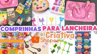 LANCHEIRA DIVERTIDA PRIMEIRAS compras para montar lancheirinha criativa