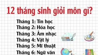 Bí Ẩn 12 Cung Hoàng Đạo Tháng Sinh Phần 10 12 Cung Giỏi Nhất Môn Gì