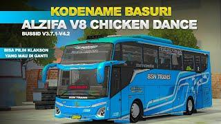 KODENAME BASURI ALZIFA V8 CHICKEN DANCE  BUSSID V3.7.1-V4.2