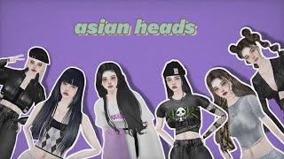 imvu asian female mesh heads my favourite collection