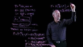 Mortgage Example Part 2 - Engineering Economics Lightboard