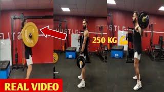 Everyone Shocked When Seeing Virat Kohli lifting 250 KG weight In GYM Session Before RCB vs RR