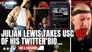 JULIAN LEWIS TAKES USC OUT OF HIS TWITTER BIO...  THE COACH JB SHOW WITH BIG SMITTY