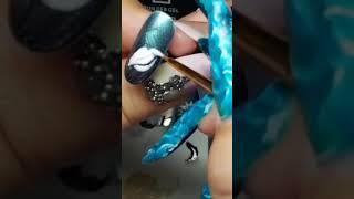 Юлия Билей  - Морские мотивы  Julia Biley - Marine manicure nail art Periscope