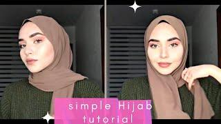 Simple everyday Hijab tutorial Turkish hijab tutorial  elegant hijab style