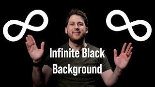 How to achieve the Infinite Black Background