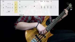 Queen - Bohemian Rhapsody Bass Cover Play Along Tabs In Video