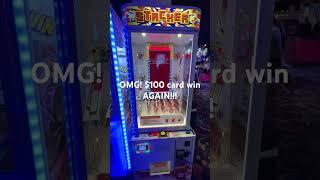 #2 10 year old Ethan hits $100 Stacker jackpot at Circus Circus Las Vegas #jackpot #arcade #lasvegas