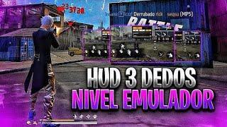 LOS MEJORES HUD BRASILEÑO A 3 DEDOS  Nivel EMULADOR  Garena Free Fire