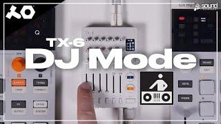 DJ Mode on the teenage engineering TX-6  Mixing on the worlds most portable digital mixer