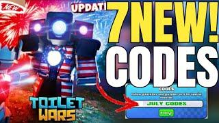 ️ FREE UNIT ️ ROBLOX TOILET WARS TOWER DEFENSE CODES 2024 - TOILET WARS TOWER DEFENSE CODES 2024