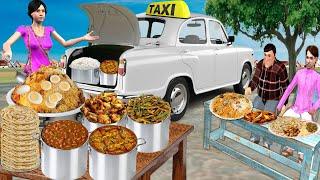Taxi Driver Ka Street Food Chicken Fry Biryani Rajma Chawal Hindi Kahani Moral Stories Comedy Video