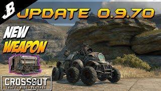 Crossout - 0.9.70 Update. New Weapons New vehicle pack New event and a lot more.