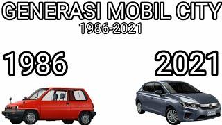 GENERASI MOBIL HONDA CITY 1986-2021