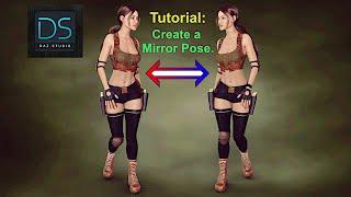 DAZ Studio Tutorial Create a Mirror Pose.