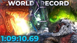 ARK in 1 STUNDE KOMPLETT DURCHGESPIELT  Ark Speedrun Worldrecord The Island