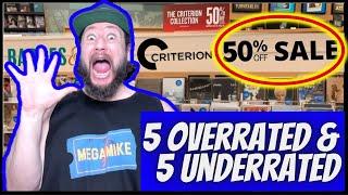 Top 5 Criterion OVERRATED & UNDERRATED - Barnes & Noble 50% Off July 2024 #physicalmedia #criterion