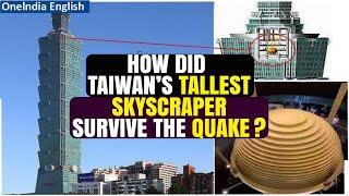 Taiwan Earthquake Taipei 101 Taiwan tallest skyscraper survived amid tilting buildings  Oneindia