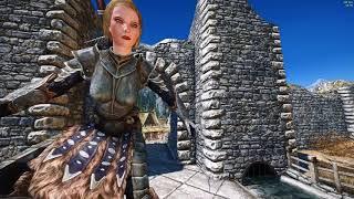 Skyrim SSE CBP Physics installed breastbutt - CBBE - Mature Skin