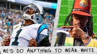 The Panthers considered the White Jersey LUCKY.. So the Broncos BANNED them from wearing it in SB