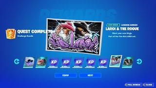 FORTNITE x KID LAROI CONCERT Free Rewards & XP Quests Defeat the Beast