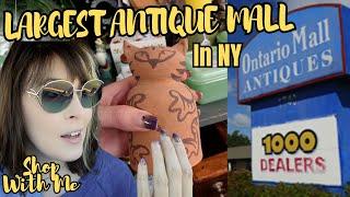 New Yorks LARGEST ANTIQUE MALL?  Shop With Me  Reselling