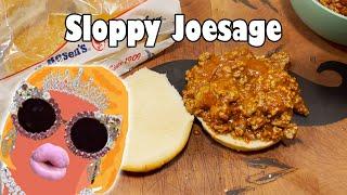 Mrs. Sausage Makes a Sausage 3 Sloppy Joesage