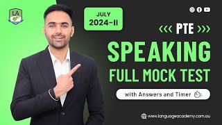 PTE Speaking Full Mock Test with Answers  July 2024-II  LA Language academy PTE NAATI IELTS