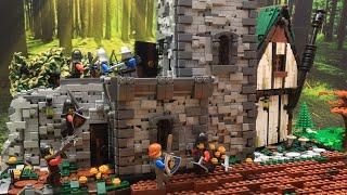 Battle on the Knights Training Ground - Medieval Epic Castle War  Letbricks