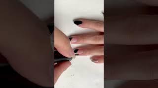 Easy black nail art design #nailart2022 #shorts #youtubeshorts