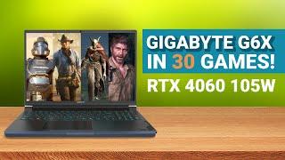 GIGABYTE G6X - 30 Games tested RTX 4060 + i7 Laptop Benchmarks