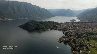  Lake Como - Azzano & Lenno - Lagio di Como Italy  Drone 4K Footage