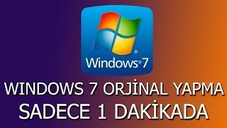 WINDOWS 7 ORJİNAL NASIL YAPILIR ? 2021