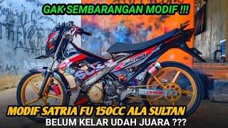 satria fu150cc review modifikasi ala road race full accessories