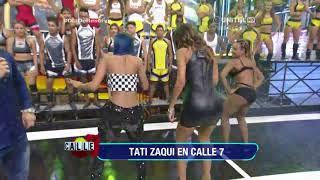 Anabel Angus se animó a bailar el baile del Cuadradinho junto a Tati Zaqui