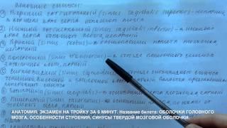 Билет 025. ОБОЛОЧКИ ГОЛОВНОГО МОЗГА ОСОБЕННОСТИ СТРОЕНИЯ СИНУСЫ ТВЕРДОЙ МОЗГОВОЙ ОБОЛОЧКИ.