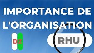 أهمية التنظيم مدخل للوظيفة للموارد البشرية limportance de lorganisationIntroduction fonction RH