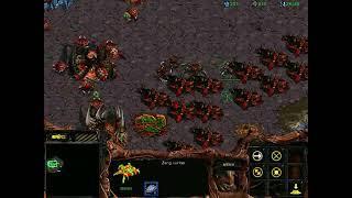 StarCraft Brood War - 1 Zerg vs 7 Zerg  1 vs 7 computers  Map Big Game Hunters