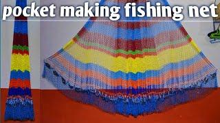 how to make fishing net pocket  pocket fishing net