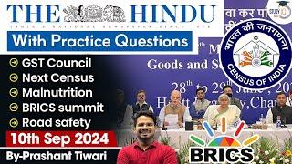 The Hindu Newspaper Analysis  10 Sep 2024  Current Affairs Today  Daily Current Affairs StudyIQ