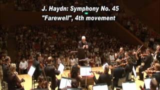 Concerto Classic Wien Joseph Haydn Abschieds-Symphonie Nr. 45 4. Satz Farewell