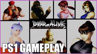 Dead or Alive - PS1 Gameplay - Story Mode - Kasumi